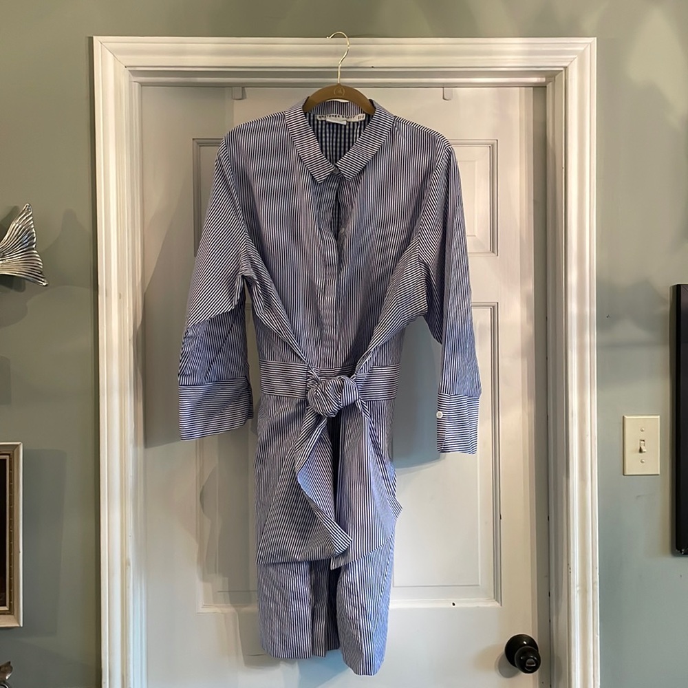 Gretchen Scott Wash / Wear Breezy Blouson Dress - Stripe